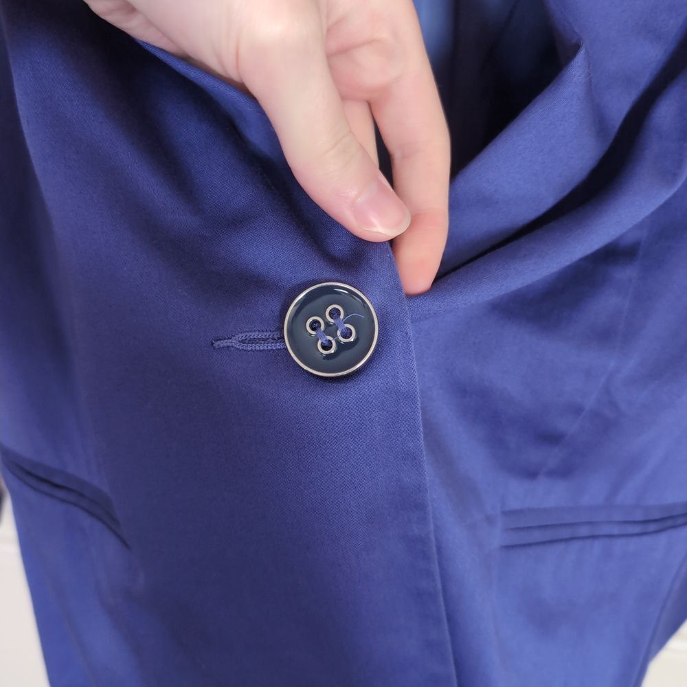 Roz & Ali Women's Blue Blazer - Picture 5 of 8